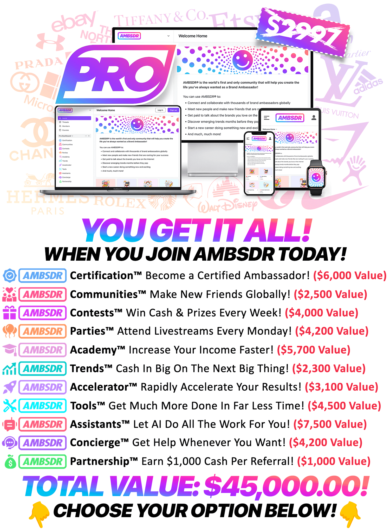 Join AMBSDR PRO Today!